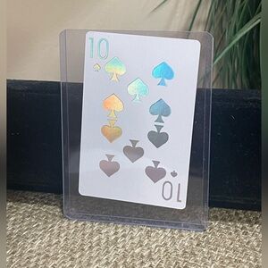 DIOR- Playing Card 10 Of ♠️